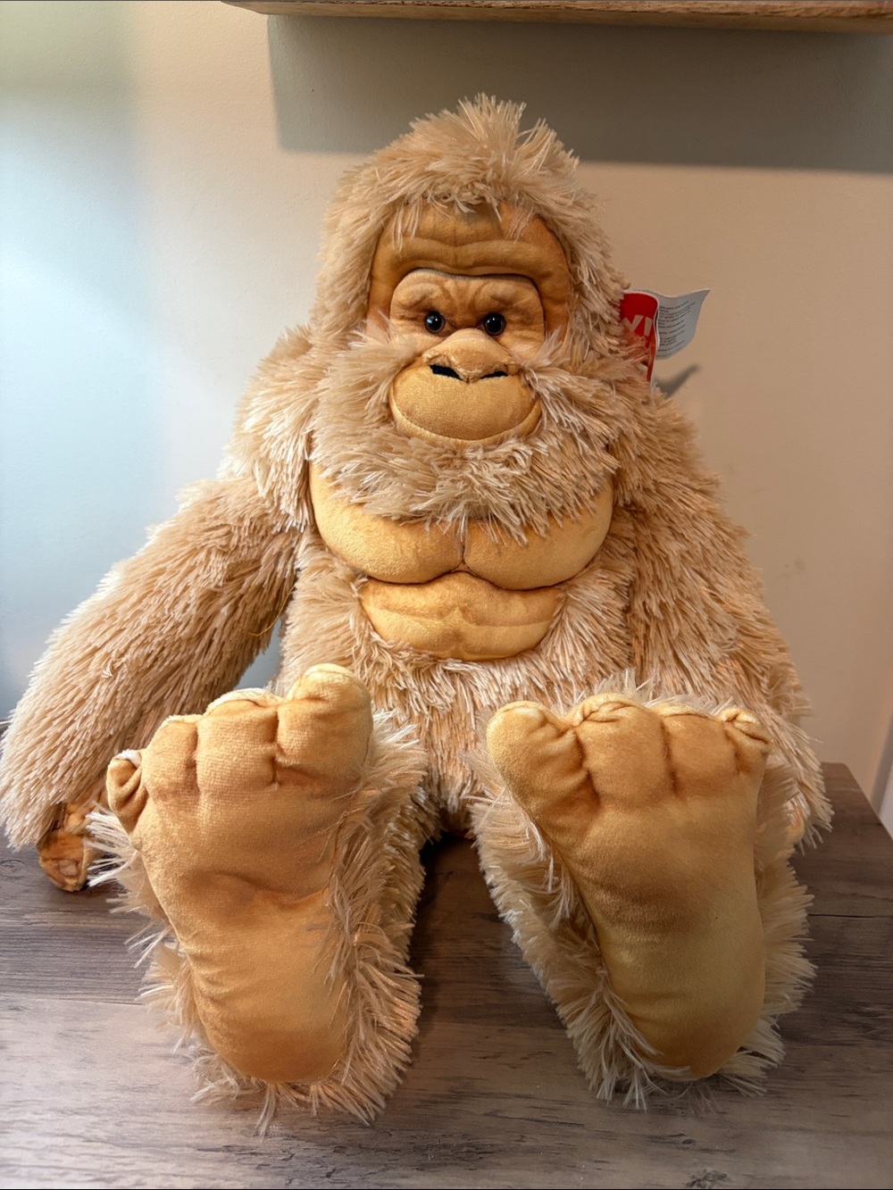 Wild Republic Artist Collection Bigfoot Stuffed Animal - 19in - NWT